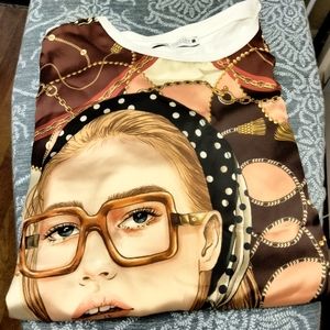 Zara women's designer tee shirt